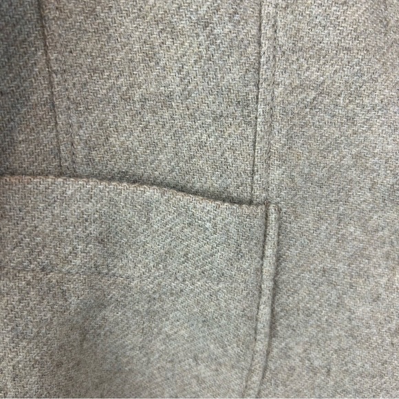 Banana Republic Tan Wool Blend Blazer Women’s Size 12 Two Button Jacket Brown - Picture 7 of 9